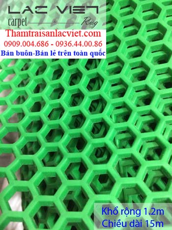 Nhựa lưới tổ ong màu xanh lá LVT 426