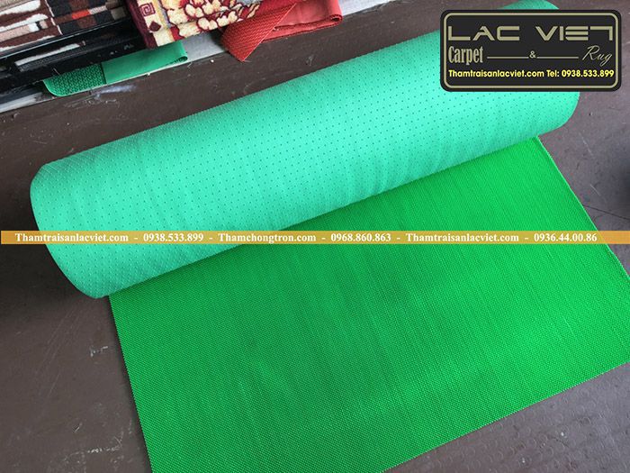 Thảm nhựa gai sầu riêng xanh lá