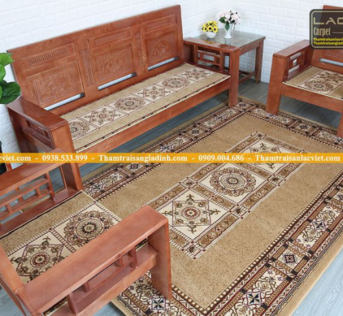 Mua thảm trải bàn ghế gỗ hay nệm ghế salon gỗ