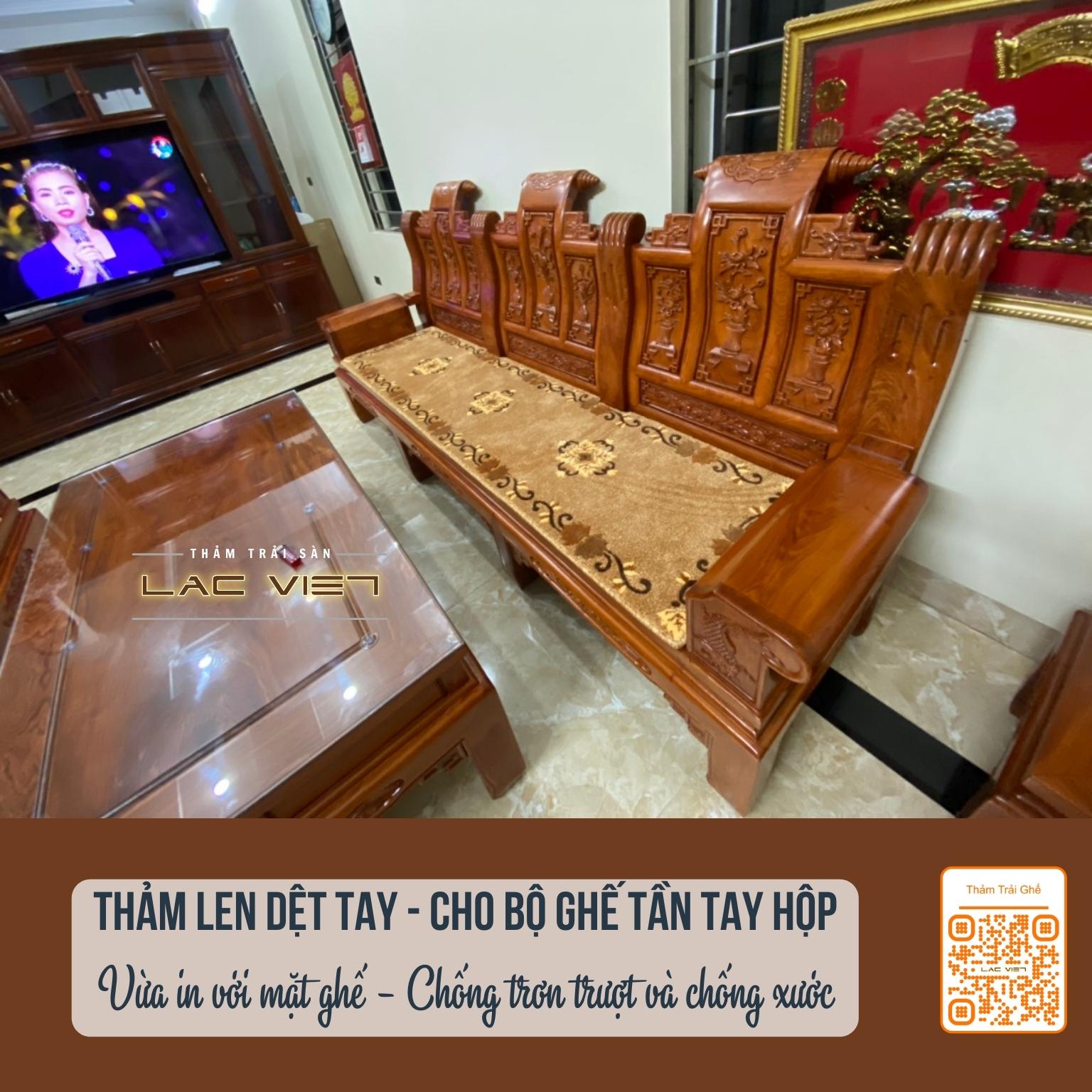 tham-trai-san-lac-viet-thảm trải ghế tần hộp len dệt thủ công (3)