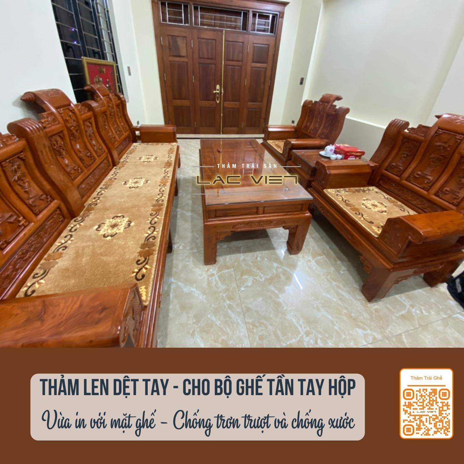 tham-trai-san-lac-viet-thảm trải ghế tần hộp len dệt thủ công (4)