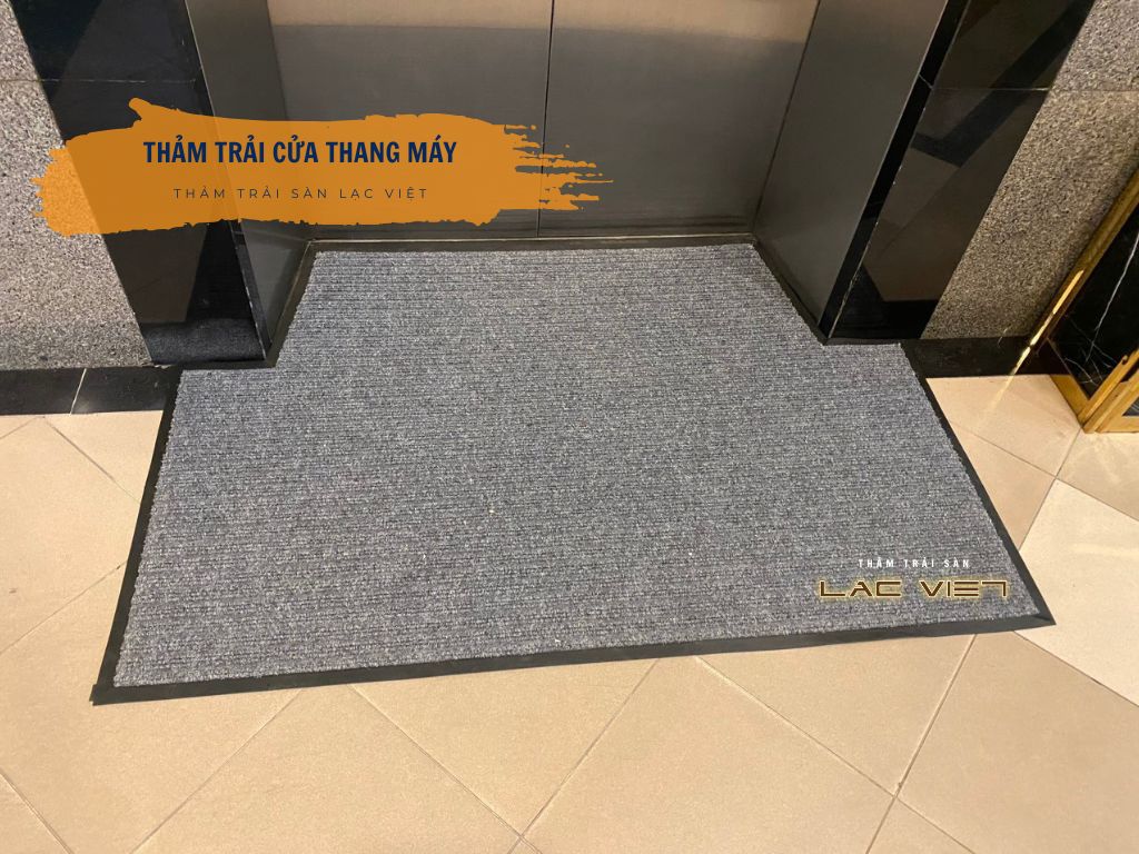Thảm lau chân cửa thang máy- cắt theo yêu cầu