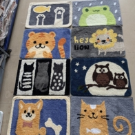 Thảm chùi chân hình thú