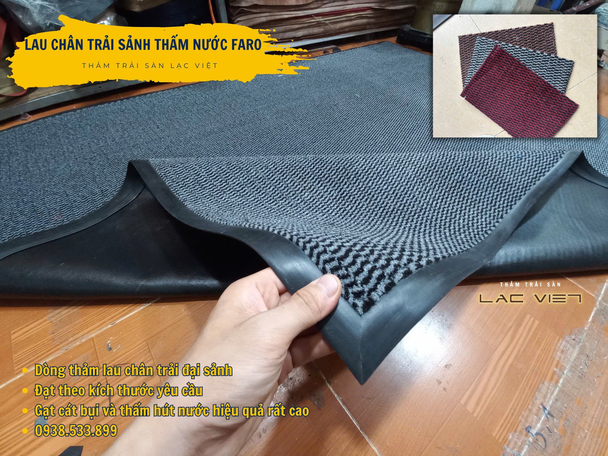 Thảm chùi chân thấm nước