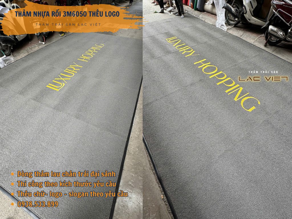 Nhựa rối 3M6050 thêu logo thương hiệu 