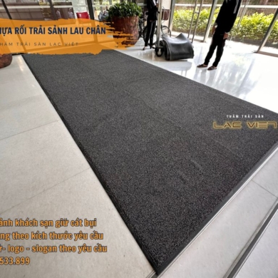 Thảm nhựa rối trải sảnh lau chân