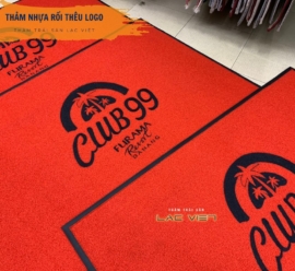 Thảm chùi chân logo